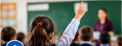 Sınıfta eğitim gören öğrenciler